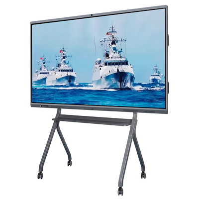 Öğretim için Kızılötesi Ekran 4k Akıllı Etkileşimli Beyaz Tahta 86 İnç