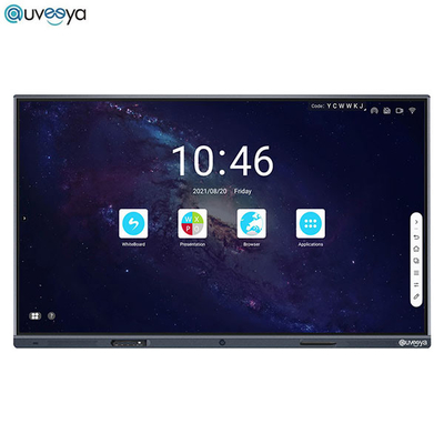 Sınıf için 4K Android Windows Lcd 75 İnç Etkileşimli Beyaz Tahta