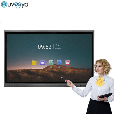 Öğrencilerin Öğrenimi İçin IR UHD LCD LED Etkileşimli Elektronik Beyaz Tahta